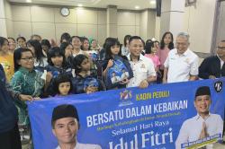 Kadin Gelar Bakti Sosial, Bagikan Peralatan Sekolah ke Panti Asuhan di Jakpus