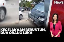 Kecelakaan Beruntun 5 Kendaraan di Pantura Indramayu, 2 Orang Terluka