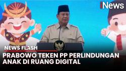 Prabowo Resmikan PP Tata Kelola Sistem Perlindungan Anak di Ruang Digital