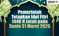 Infografis Pemerintah Tetapkan Idul Fitri 1446 H Jatuh pada Senin 31 Maret 2025