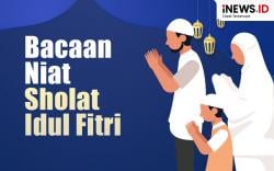 Infografis Bacaan Niat Sholat Idul Fitri