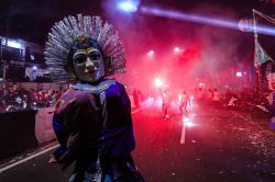 Suasana Malam Takbiran Sambut Hari Raya Idul Fitri 1446 H di Tanah Abang
