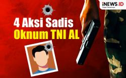Infografis 4 Aksi Sadis Oknum TNI AL