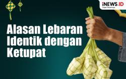 Infografis Alasan Lebaran Identik dengan Ketupat