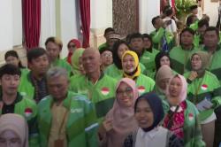 Senyum Semringah Para Driver Ojol Hadiri Open House Prabowo di Istana