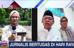 Haru! Jurnalis iNews Video Call dengan Ortu saat Liput Lebaran: Ibu, Aku Belum Makan Opor