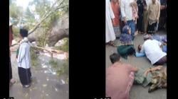 Tragedi Idulfitri di Pemalang, Pohon Tumbang Menimpa Jemaah Salat Id<