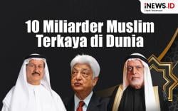 Infografis 10 Miliarder Muslim Terkaya di Dunia