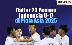 Infografis 23 Pemain Timnas Indonesia U-17 untuk Piala Asia U-17 2025