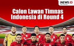 Infografis Calon Lawan Timnas Indonesia di Putaran 4 Kualifikasi Piala Dunia 2026
