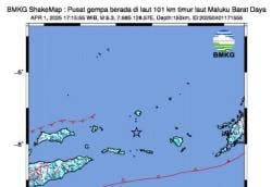 Analisis BMKG soal Gempa M 6,3 di Maluku Barat Daya, Getaran Terasa hingga Kupang<