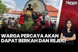 Meriah! Momen Grebeg Syawal Keraton Yogyakarta, Warga Berebut Gunungan Hasil Bumi