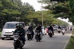 Arus Balik Lebaran, Jalur Pantura Indramayu Ramai Lancar Didominasi Pemudik Motor<
