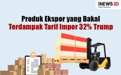 Infografis Produk Ekspor RI yang Bakal Terdampak Tarif 32 Persen Trump