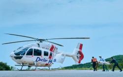 Tragis! Helikopter Ambulans Jatuh di Laut, Dokter dan Pasien Tewas