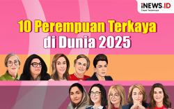 Infografis 10 Perempuan Terkaya di Dunia 2025