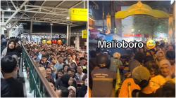 Viral Kawasan Malioboro Padat Pengunjung di Libur Lebaran, Netizen: Mending Rebahan di Rumah