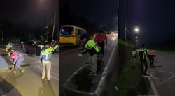Viral Jalan Bandung-Purwakarta Berlubang hingga Relawan Turun Tangan, Netizen: Pajak Kamana Kang?