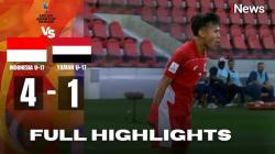 Highlights Timnas Indonesia U-17 Gilas Yaman 4-1 di Piala Asia U-17 2025
