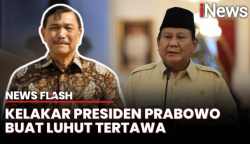 Kelakar Prabowo Bilang Luhut Orang Kuat: Nggak Usah Dibantu, Tahan Banting Dia