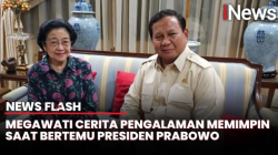 Bertemu Prabowo, Megawati Cerita Pengalaman Atasi Krisis Ekonomi saat Jadi Presiden