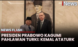 Sebut Kagumi Kemal Ataturk-Sultan Mehmed Al-Fatih, Prabowo Disambut Tepuk Tangan