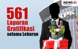 Infografis KPK Terima 561 Laporan Terkait Gratifikasi selama Lebaran 2025