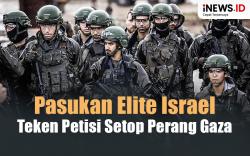 Infografis Pasukan Elite dan Intelijen Israel Teken Petisi Setop Perang Gaza