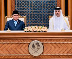 Prabowo Saksikan Penandatanganan MoU Strategis RI–Qatar