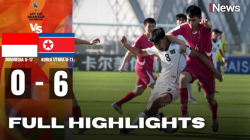 Hasil Perempat Final Piala Asia U-17 : Timnas Indonesia U-17 Dibantai Korea Utara 0-6