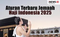 Infografis Aturan Terbaru Jemaah Haji Indonesia 2025