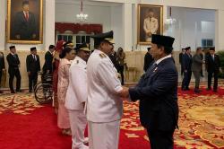 Presiden Prabowo Lantik Gubernur-Wagub Papua Pegunungan dan Babel 2025-2030