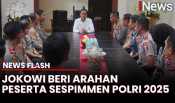 Peserta Sespimmen Polri Kunjungi Kediaman Jokowi, Dapat Wejangan Ini