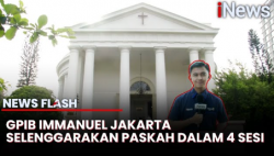 Suasana GPIB Immanuel Jakarta Rayakan Hari Raya Paskah, Dilaksanakan dalam 4 Sesi