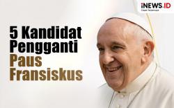 Infografis 5 Kandidat Pengganti Paus Fransiskus