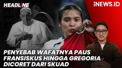 Headline vozpublica.ID: Penyebab Wafatnya Paus Fransiskus hingga Gregoria Mariska Dicoret dari Skuad