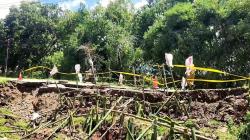 Diguyur Hujan Deras Selama 3 Hari, Jalan Penghubung Cirebon-Kuningan Longsor<