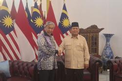 Presiden Prabowo Sambut Wakil Perdana Menteri Malaysia di Istana Negara