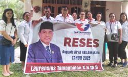 Gelar Reses, Anggota DPRD Partai Perindo Laurensius Tampubolon Berjuang Wujudkan Aspirasi Masyarakat Bengkalis