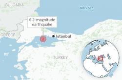 Gempa M6,2 Guncang Istanbul Turki, 150 Orang Luka Loncat dari Lantai Tinggi