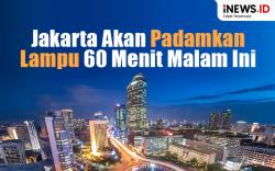 Infografis Pramono Ajak Warga Jakarta Padamkan Lampu 60 Menit Malam Ini