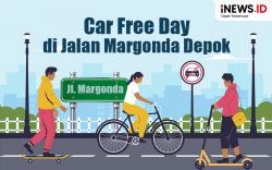 Infografis Pemkot Depok akan Gelar CFD di Jalan Margonda