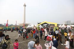 Kemeriahan Lebaran Betawi 2025 di Monas