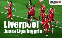 Infografis Liverpool Juara Liga Inggris 2024-2025