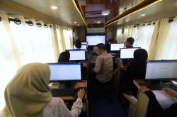 Pelatihan Teknik Komputer di Dalam Bus untuk Kurangi Pengangguran