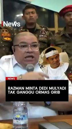 Razman Minta Dedi Mulyadi Tak Ganggu Ormas GRIB