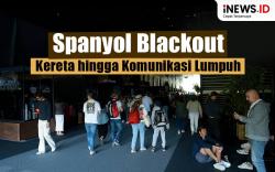 Infografis Spanyol Blackout: Perjalanan Kereta hingga Komunikasi Lumpuh
