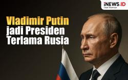 Infografis Vladimir Putin jadi Presiden Terlama dalam Sejarah Rusia