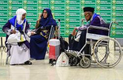 Potret Jemaah Haji Kloter Pertama Embarkasi Palembang 