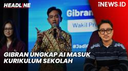 Headline iNEWS.ID: Gibran Ungkap AI Masuk Kurikulum SD hingga SMA di Tahun Ajaran Baru